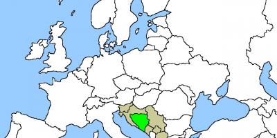 Karte von Bosnien-Standort auf 